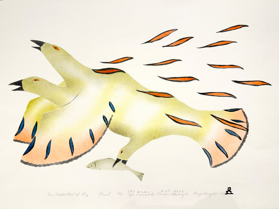 Three Headed Bird of Prey Print