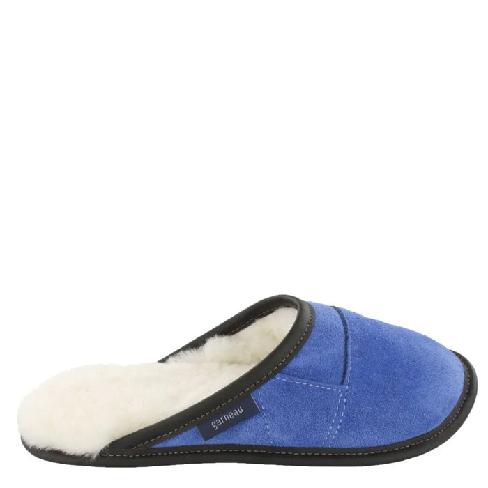 Women 350: Two-Tone Suede Mule Slippers