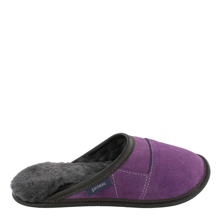 Women 350: Two-Tone Suede Mule Slippers