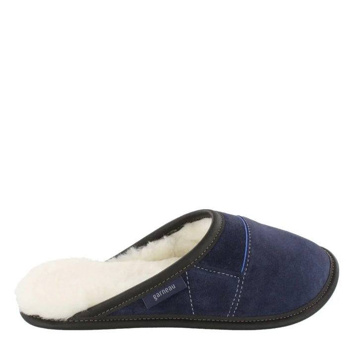 Women 350: Two-Tone Suede Mule Slippers