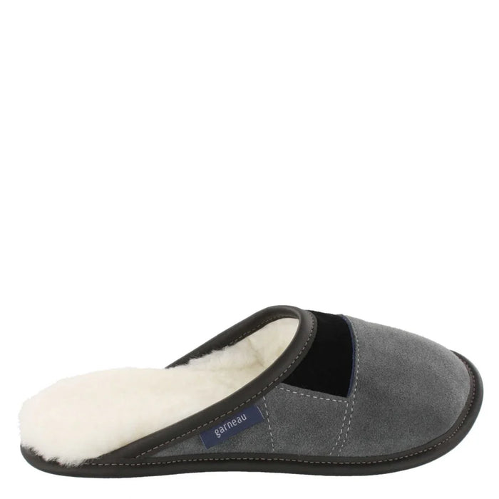 Women 350: Two-Tone Suede Mule Slippers