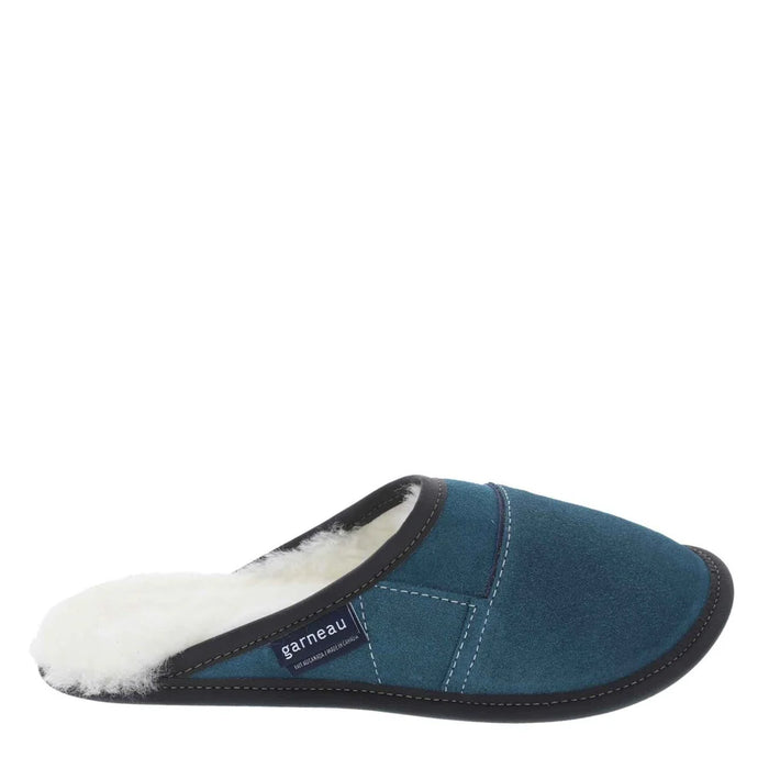 Women 350: Two-Tone Suede Mule Slippers