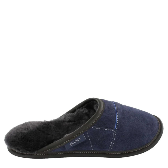 Women 350: Two-Tone Suede Mule Slippers