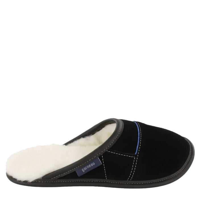 Women 350: Two-Tone Suede Mule Slippers