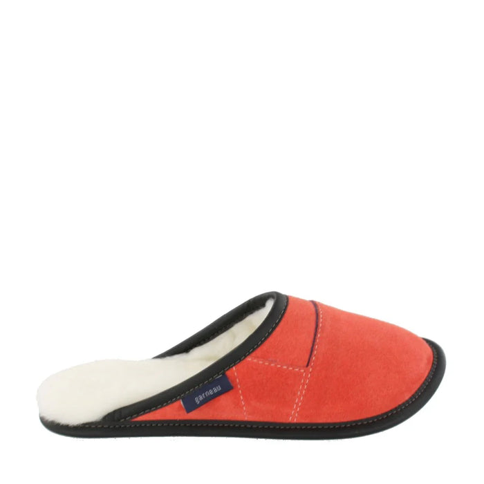 Women 350: Two-Tone Suede Mule Slippers