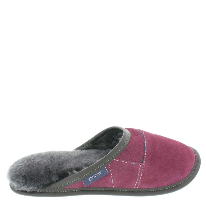Women 350: Two-Tone Suede Mule Slippers