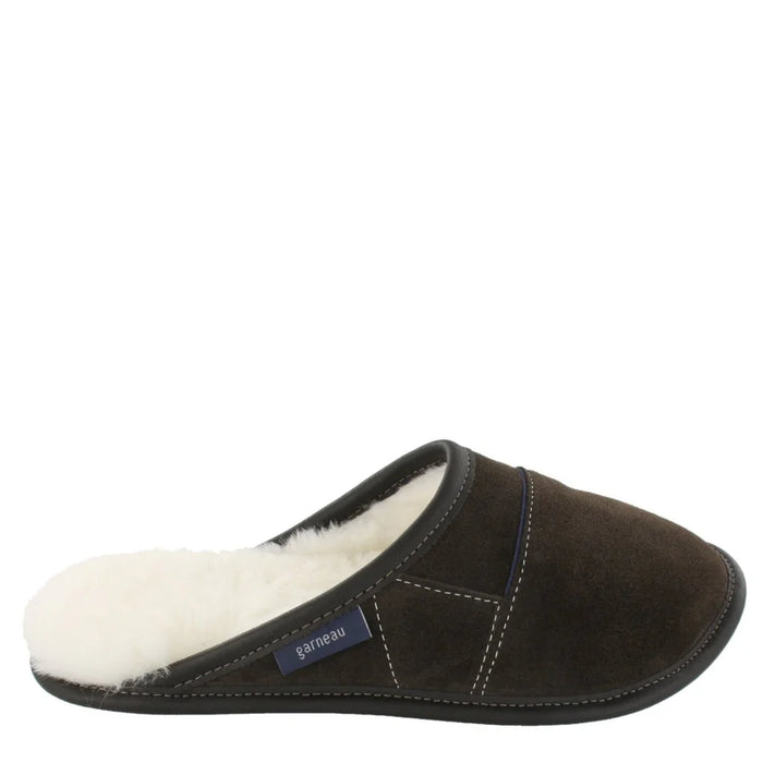 Men 350: Two-Tone Suede Mule Slippers
