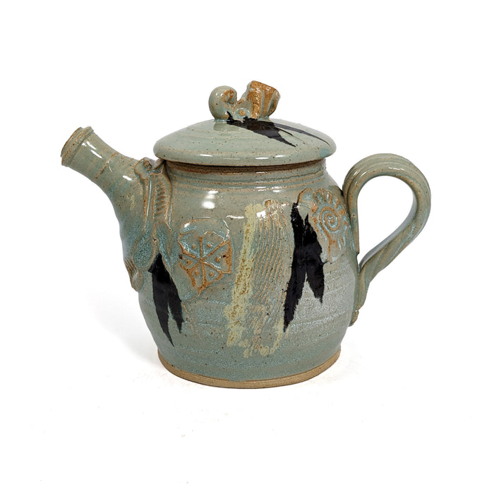 Tea Pot with Two Cups