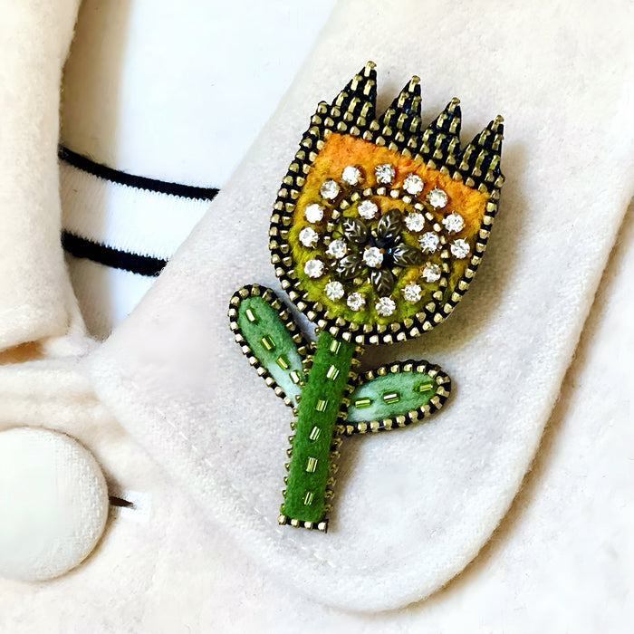 Tulip Brooch