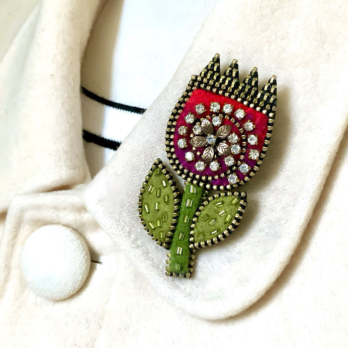 Tulip Brooch