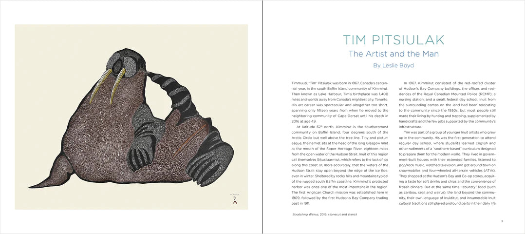 Book - Tim Pitsiulak: Drawings and Prints from Cape Dorset