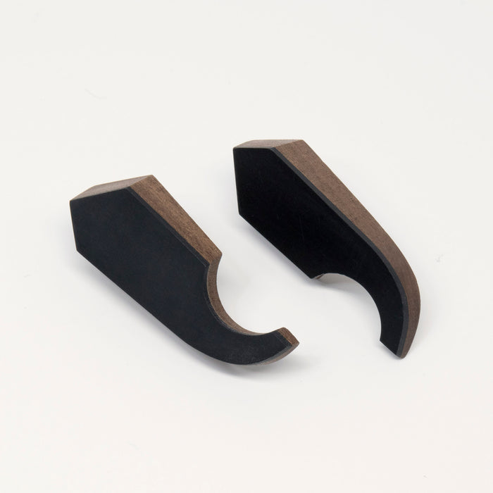 Kahn Earrings - Walnut