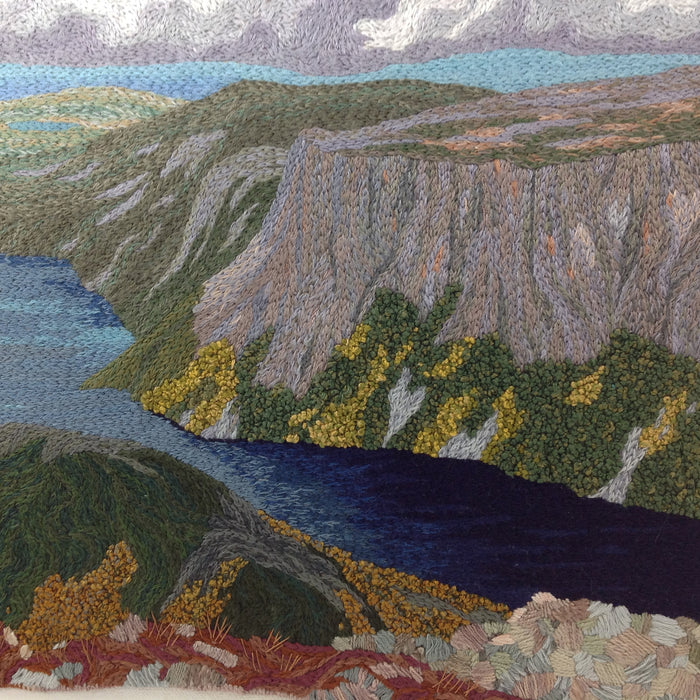 Ink Dark Pond, Ten Mile Pond from Gros Morne, NL Wall Hanging