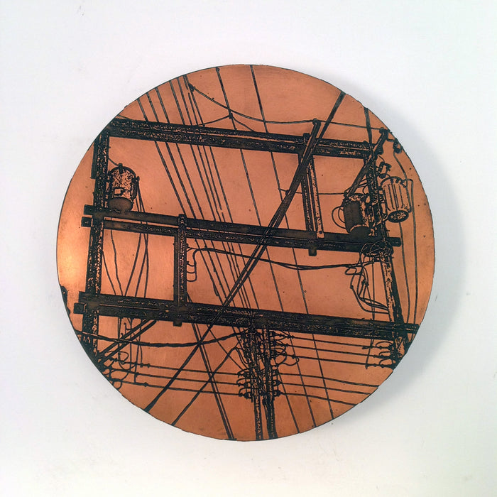 Etched Copper Wall Hanging