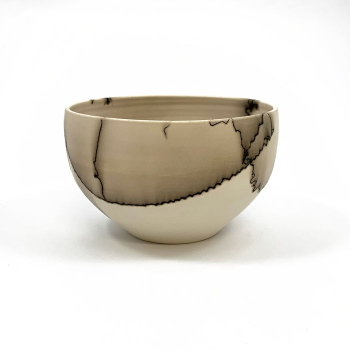 Horsehair Raku Bowl