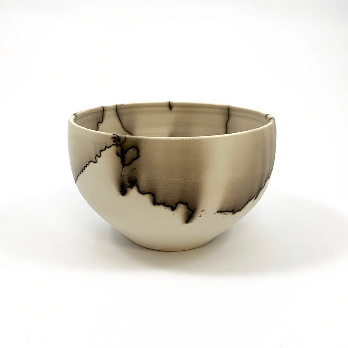 Horsehair Raku Bowl