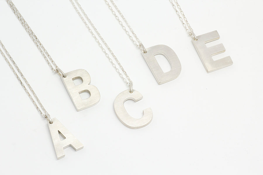 Letter Pendant Necklace