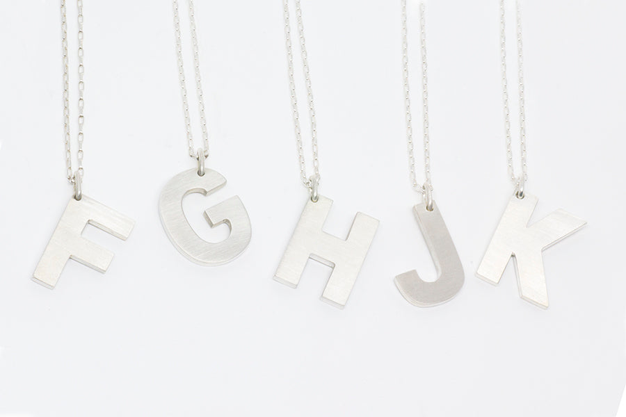 Letter Pendant Necklace