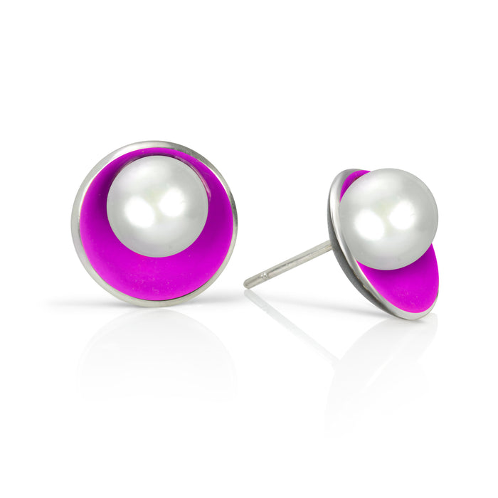 Pop! Pearl Stud Earrings