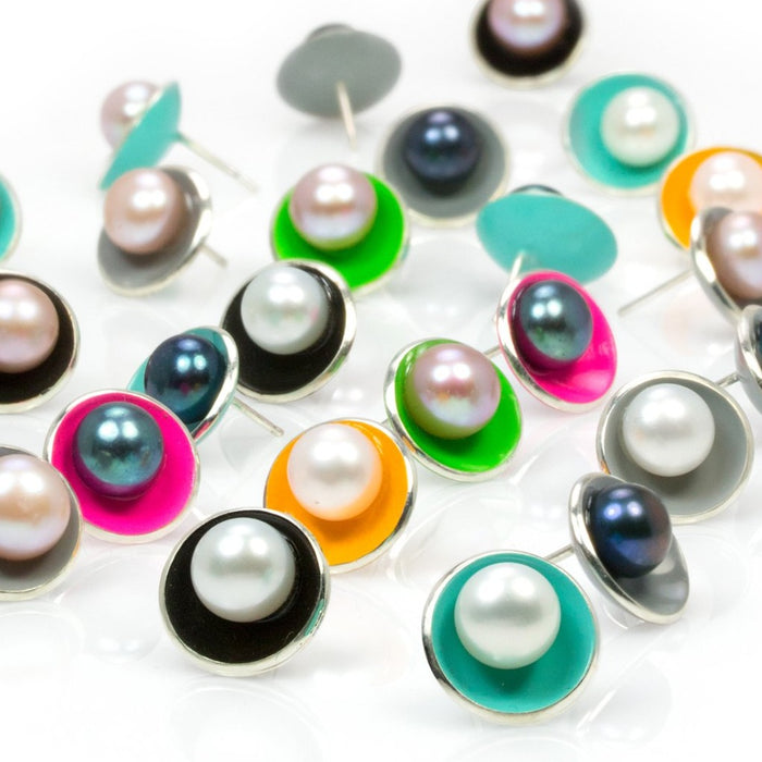 Pop! Pearl Stud Earrings