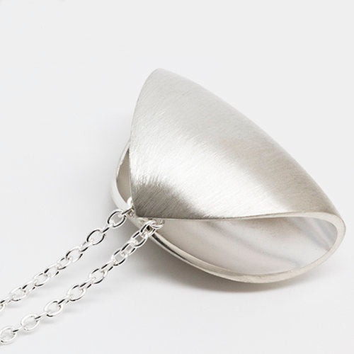 Puffed Triangle Pendant