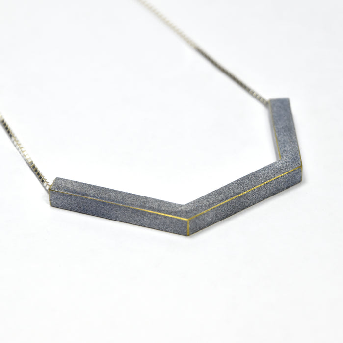 Small Angle Frame Necklace