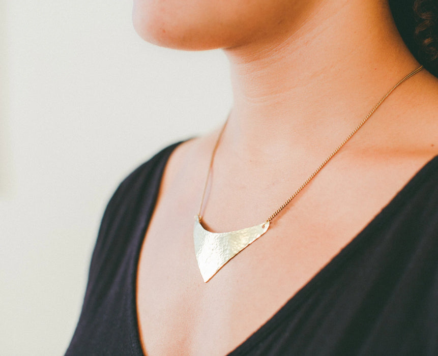 Shield necklace